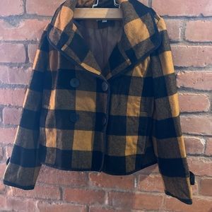The loft Buffalo Plaid wool jacket